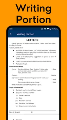 Class 12 English Solutions ++ android App screenshot 0